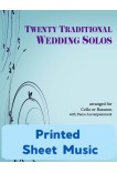 20 Traditional Wedding Solos Cello or Bassoon and Piano 40042